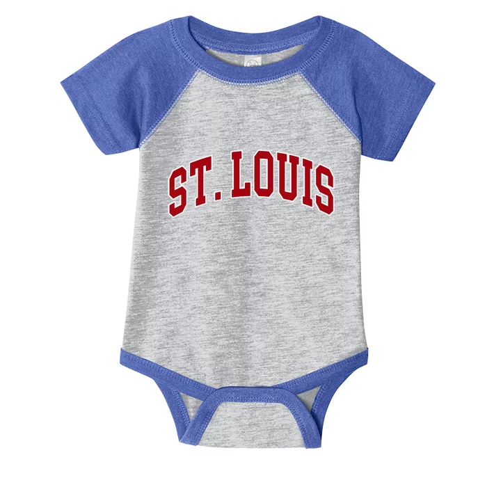 St. Louis Hometown Pride Throwback Design Infant Baby Jersey Bodysuit