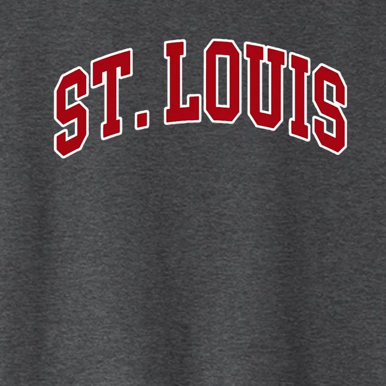 St. Louis Hometown Pride Throwback Design Women's Crop Top Tee