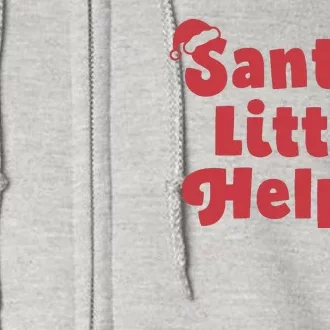 SantaS Little Helper Full Zip Hoodie