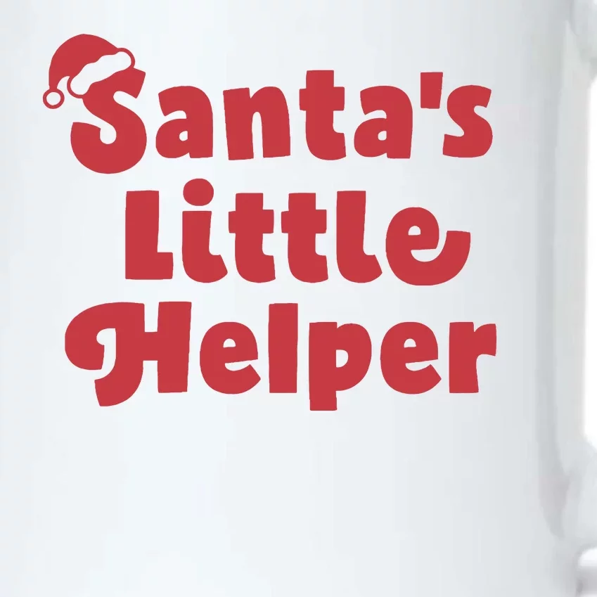 SantaS Little Helper Black Color Changing Mug