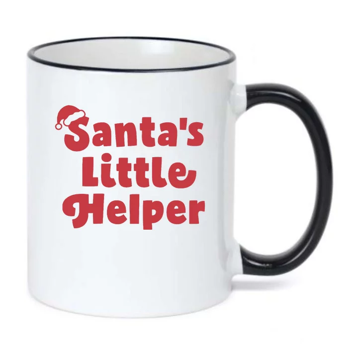 SantaS Little Helper Black Color Changing Mug