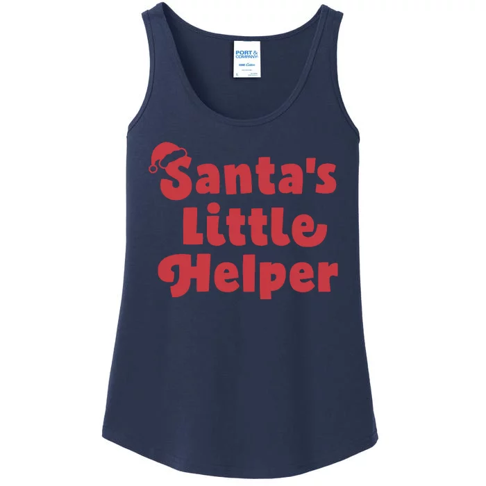 SantaS Little Helper Ladies Essential Tank