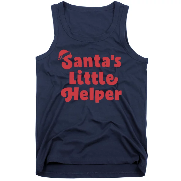 SantaS Little Helper Tank Top