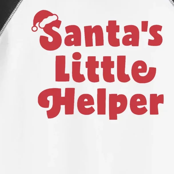 SantaS Little Helper Toddler Fine Jersey T-Shirt