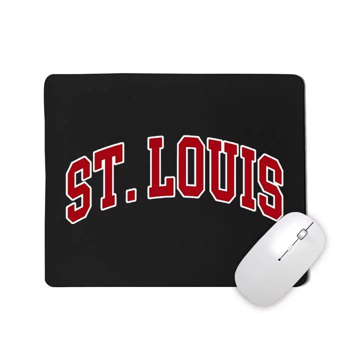 St. Louis Hometown Pride Throwback Design Print Classic Mousepad