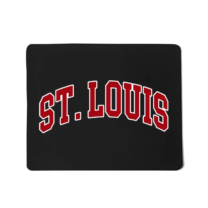 St. Louis Hometown Pride Throwback Design Print Classic Mousepad