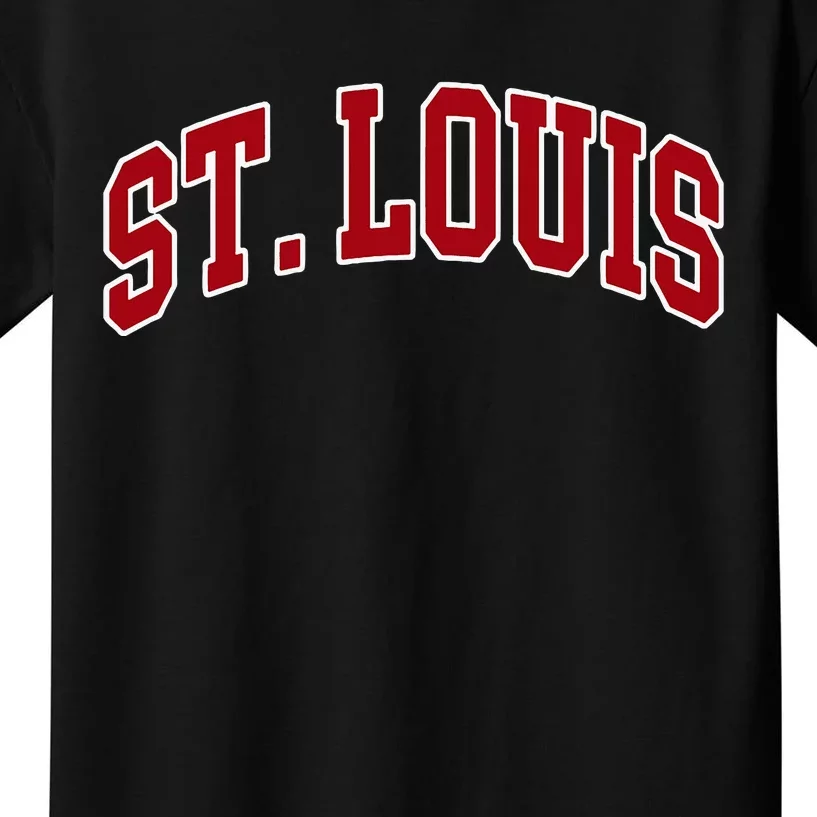 St. Louis Hometown Pride Throwback Design Print Classic Kids T-Shirt