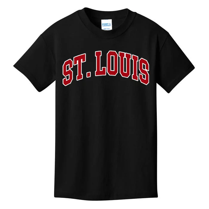 St. Louis Hometown Pride Throwback Design Print Classic Kids T-Shirt