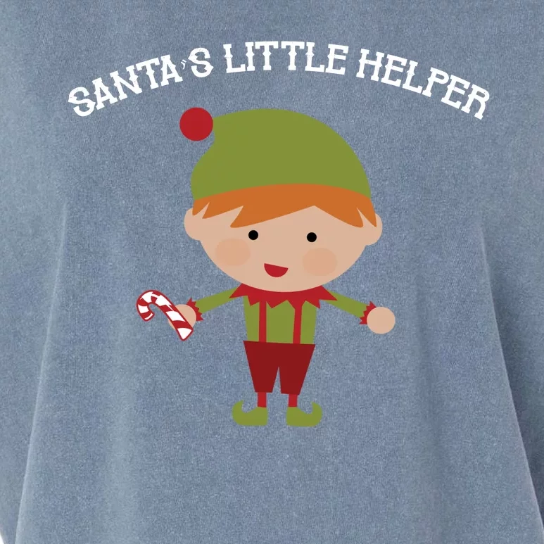 Santa's Little Helper Garment-Dyed Women's Muscle Tee