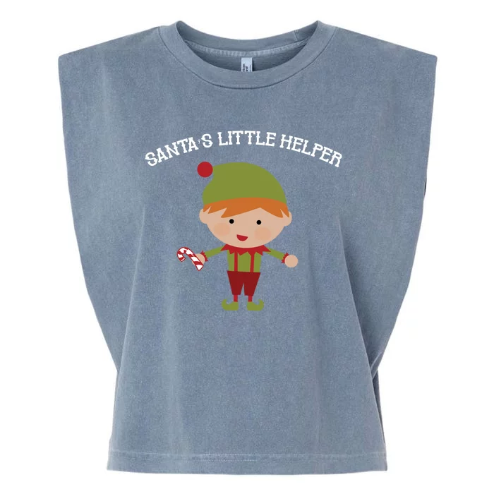 Santa's Little Helper Garment-Dyed Women's Muscle Tee