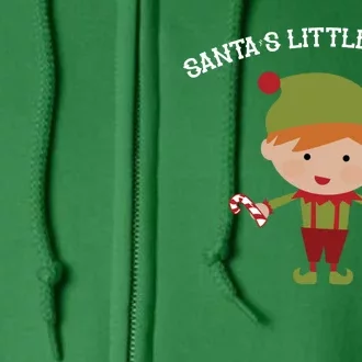 Santa's Little Helper Full Zip Hoodie