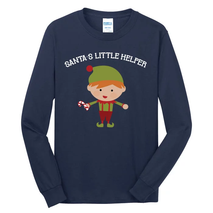 Santa's Little Helper Tall Long Sleeve T-Shirt