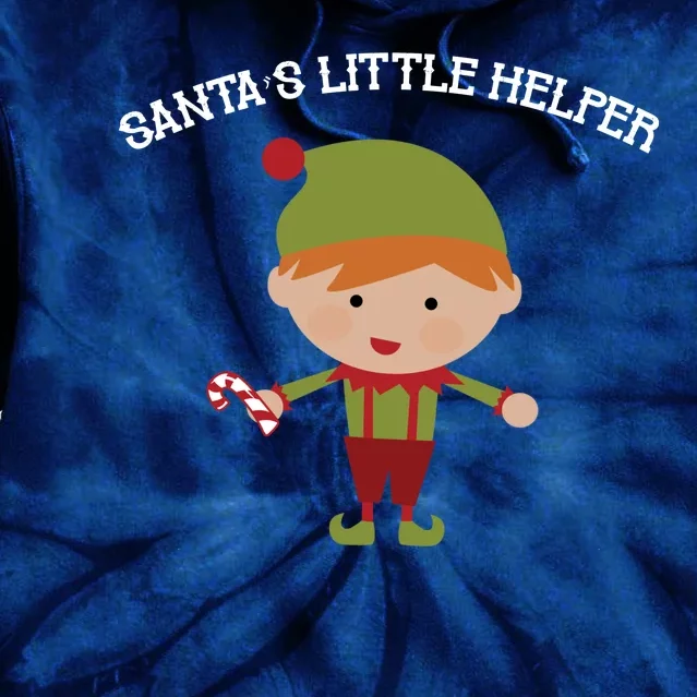 Santa's Little Helper Tie Dye Hoodie