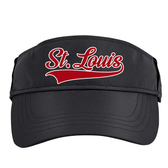 St Louis Hometown Pride Throwback Design Adult Drive Performance Visor