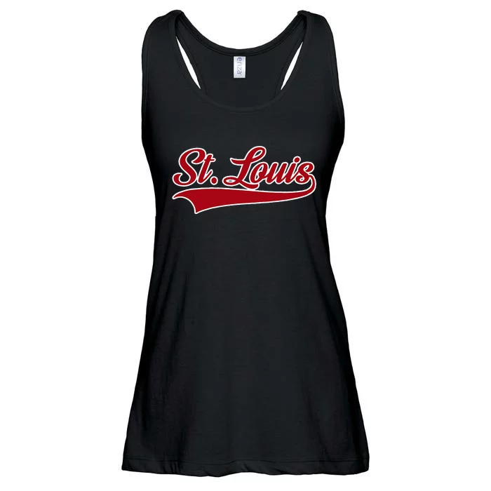 St Louis Hometown Pride Throwback Design Ladies Essential Flowy Tank