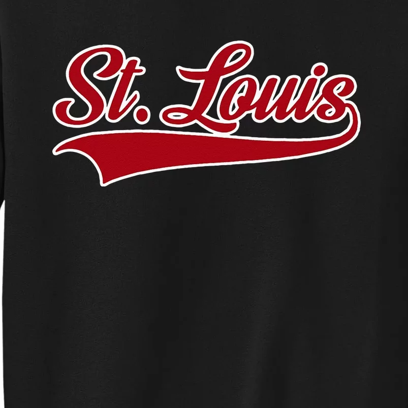 St Louis Hometown Pride Throwback Design Tall Sweatshirt