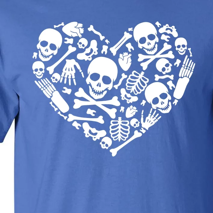 Skeleton Love Heart Lovers Tall T-Shirt