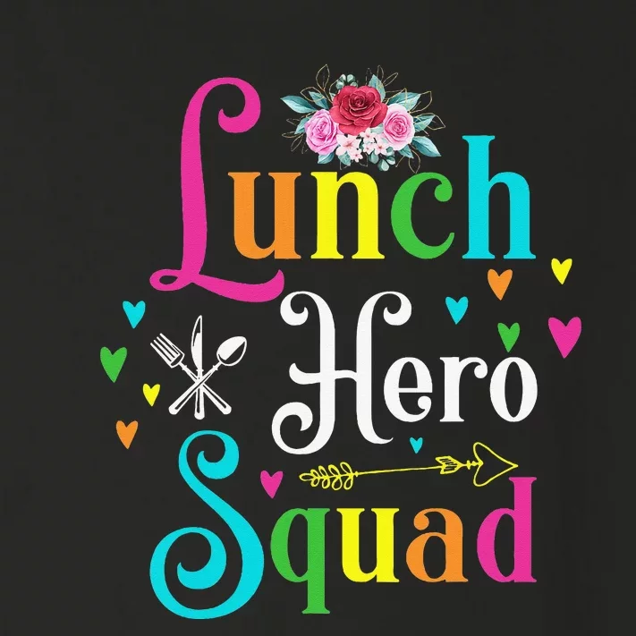 School Lunch Hero Squad Funny Cafeteria Workers Gifts Toddler Long Sleeve Shirt