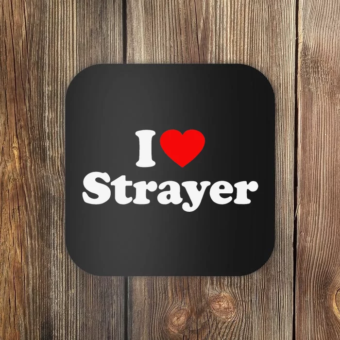 Strayer Love Heart College University Alumni Coaster