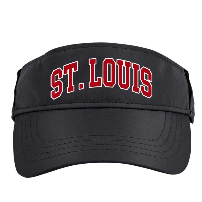 St. Louis Hometown Pride Throwback Design Adult Drive Performance Visor