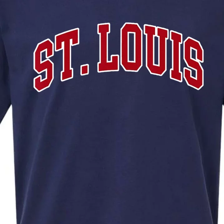 St. Louis Hometown Pride Throwback Design Sueded Cloud Jersey T-Shirt