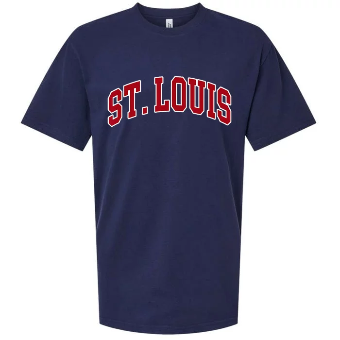 St. Louis Hometown Pride Throwback Design Sueded Cloud Jersey T-Shirt