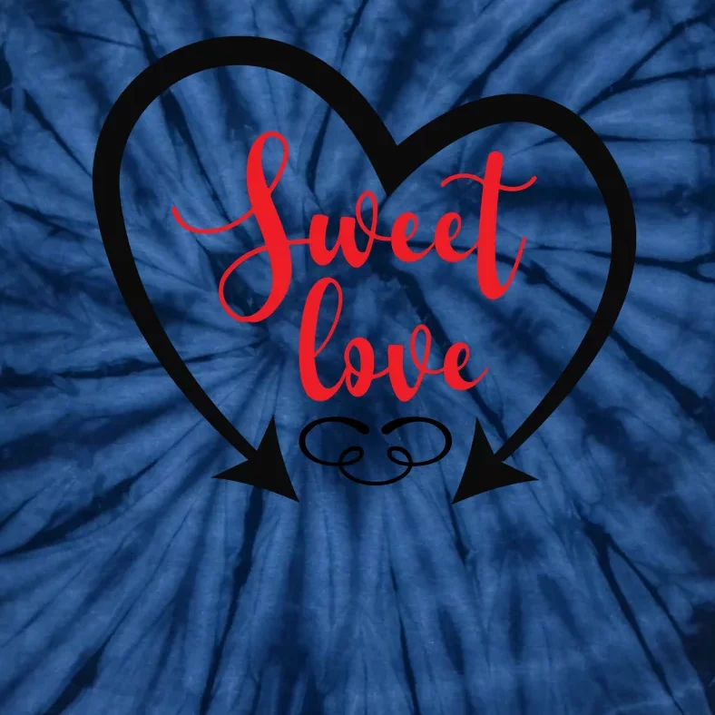 Sweet Love Heart Cute Valentines Day Tie-Dye T-Shirt