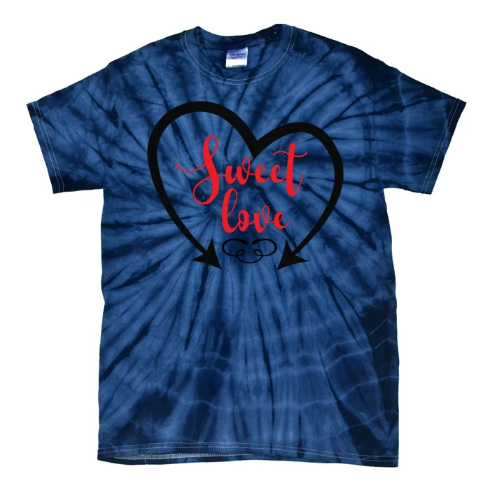 Sweet Love Heart Cute Valentines Day Tie-Dye T-Shirt