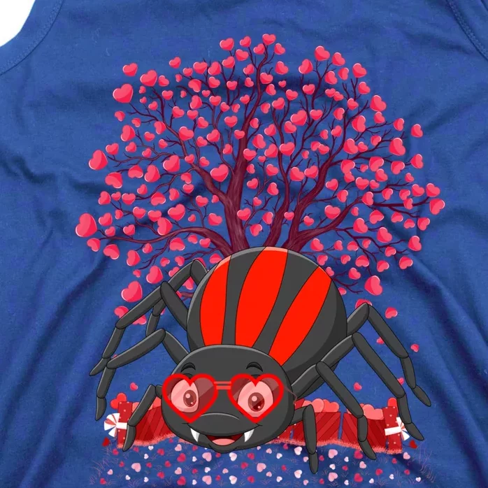 Spider Lover Heart Tree Love Spider Valentine's Day Cute Gift Tank Top