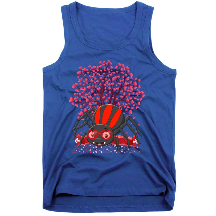 Spider Lover Heart Tree Love Spider Valentine's Day Cute Gift Tank Top