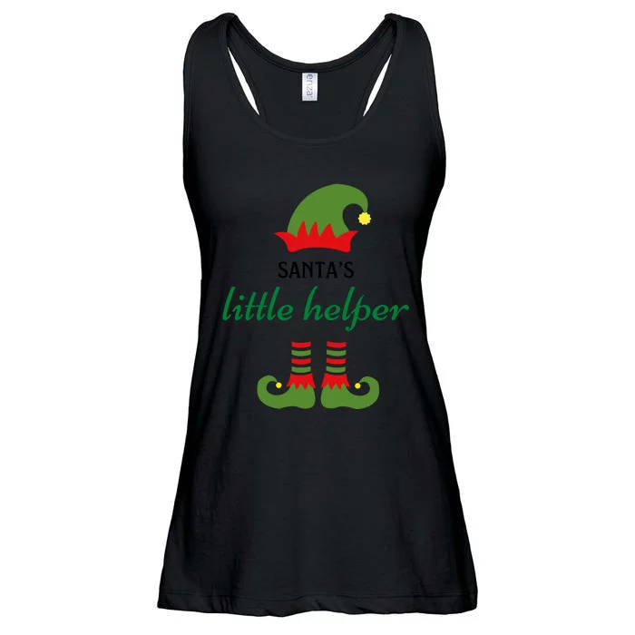 SantaS Little HelperChristmasKidS Christmas ClothesKidS Christmas OutfitC Ladies Essential Flowy Tank