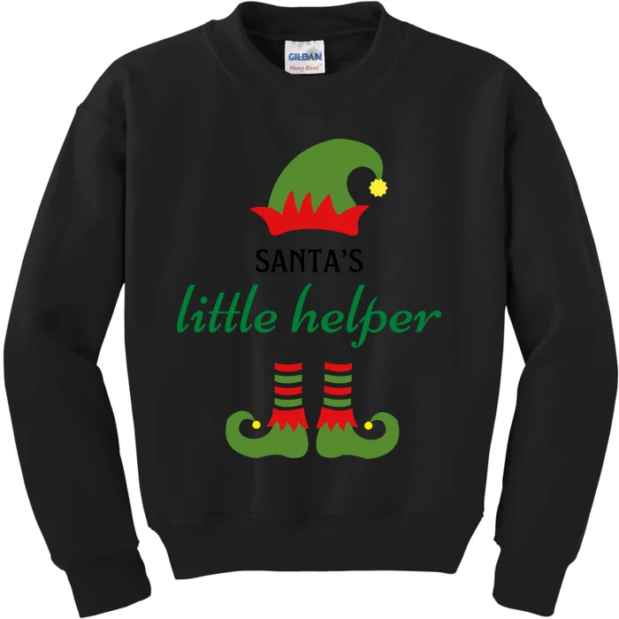 SantaS Little HelperChristmasKidS Christmas ClothesKidS Christmas OutfitC Kids Sweatshirt