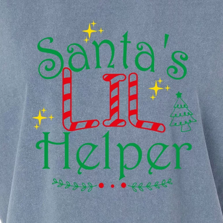 Santa’S Lil Helper Garment-Dyed Women's Muscle Tee