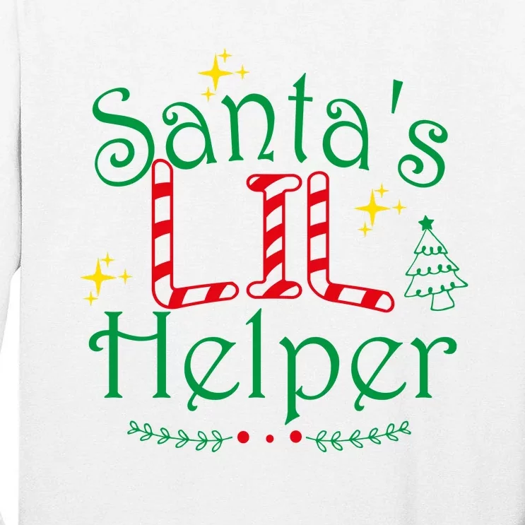 Santa’S Lil Helper Tall Long Sleeve T-Shirt