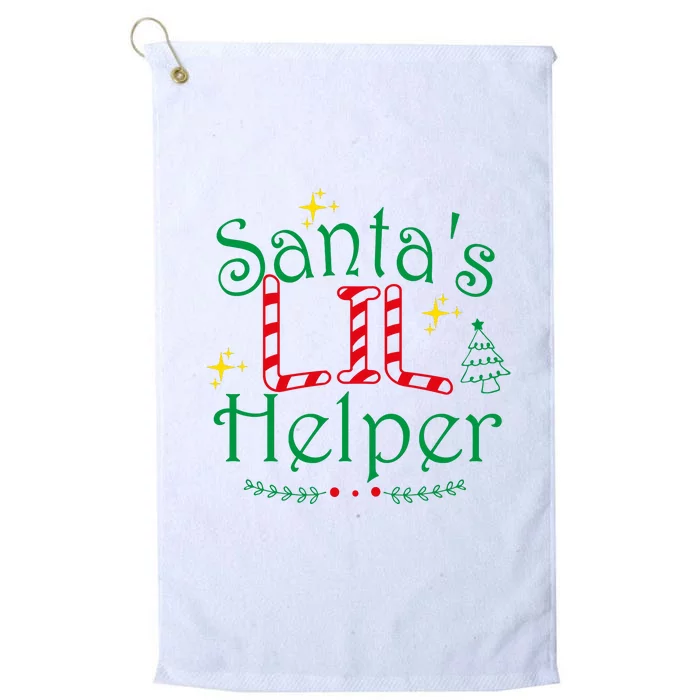 Santa’S Lil Helper Platinum Collection Golf Towel