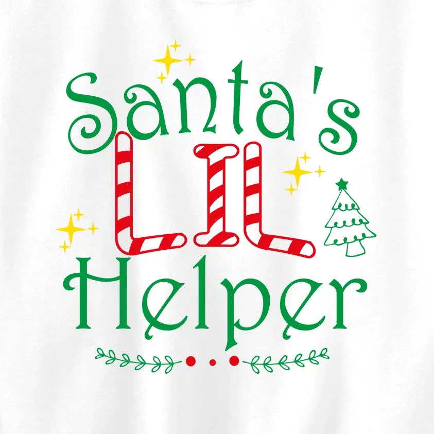 Santa’S Lil Helper Kids Sweatshirt