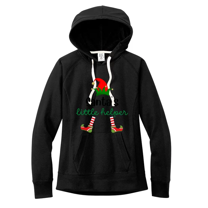 SantaS Little HelperChristmasKidS Christmas ClothesKidS Christmas OutfitC Women's Fleece Hoodie