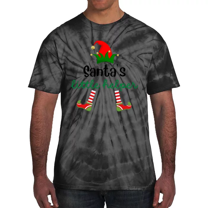 SantaS Little HelperChristmasKidS Christmas ClothesKidS Christmas OutfitC Tie-Dye T-Shirt