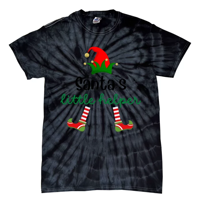 SantaS Little HelperChristmasKidS Christmas ClothesKidS Christmas OutfitC Tie-Dye T-Shirt