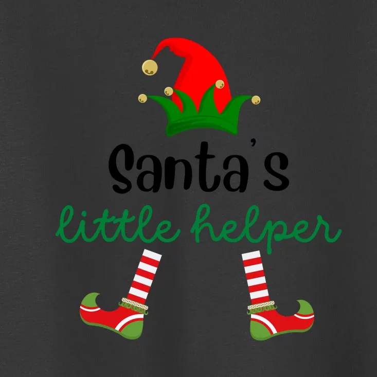 SantaS Little HelperChristmasKidS Christmas ClothesKidS Christmas OutfitC Toddler T-Shirt