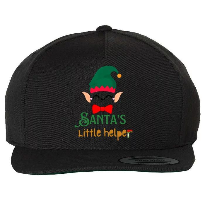 SantaS Little HelperChristmasKidS Christmas ClothesKidS Christmas OutfitC Wool Snapback Cap