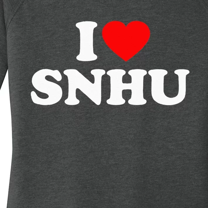 SNHU Love Heart College University Alumni Women's Perfect Tri Tunic Long Sleeve Shirt