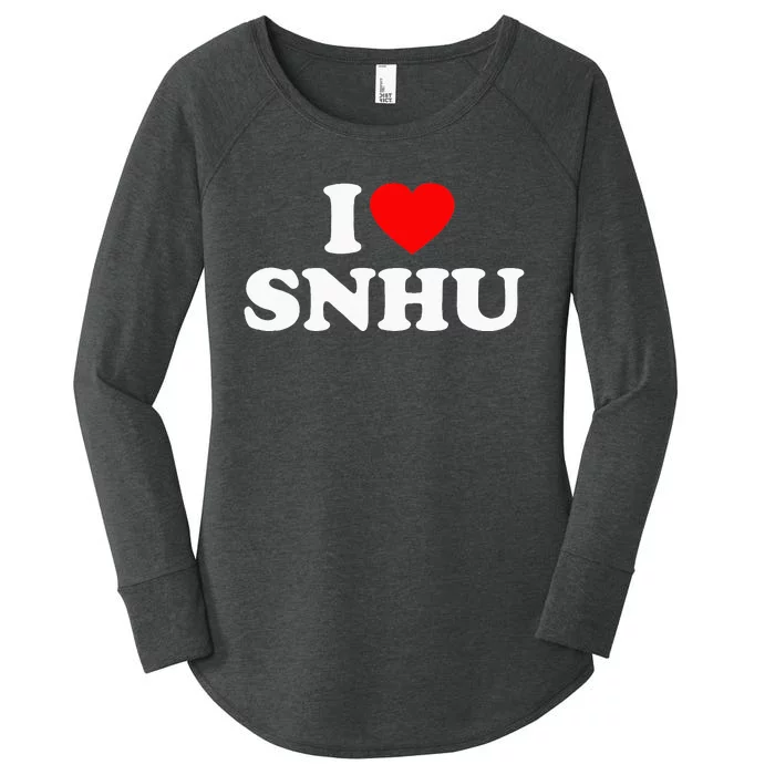 SNHU Love Heart College University Alumni Women's Perfect Tri Tunic Long Sleeve Shirt