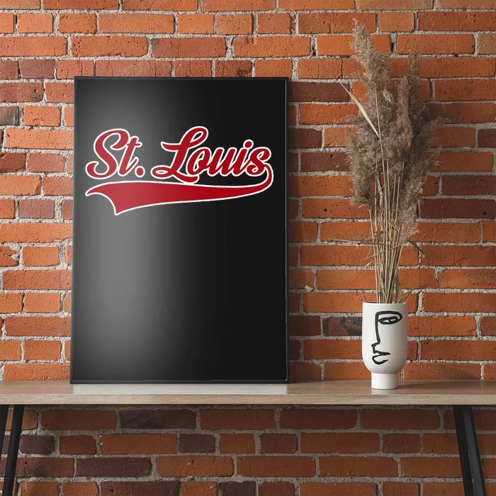 St. Louis Hometown Pride Throwback Design Print Classic Poster