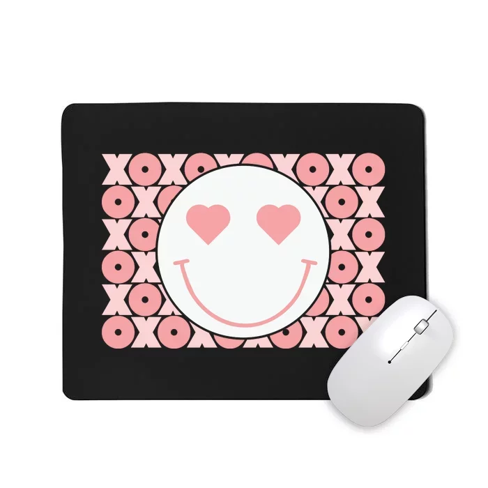 Smiley Love Happy Face Valentines Gift For Valentine Day Mousepad