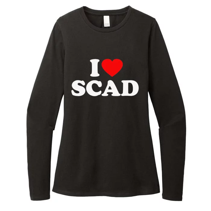 SCAD Love Heart College University Alumni Womens CVC Long Sleeve Shirt