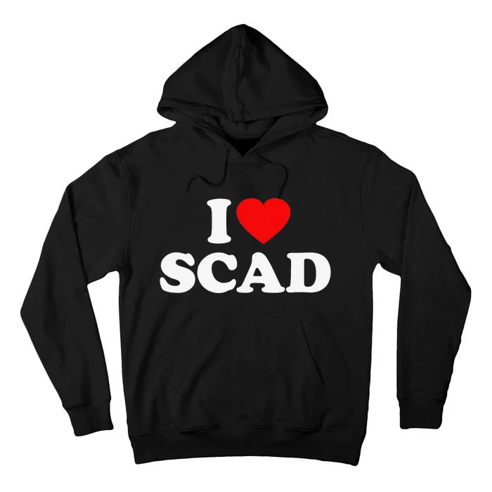 SCAD Love Heart College University Alumni Tall Hoodie