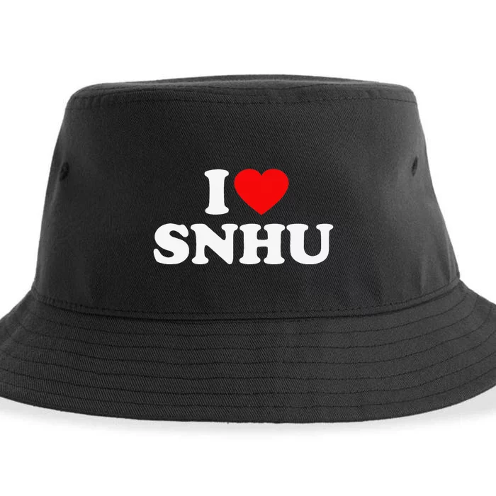 SNHU Love Heart College University Alumni Sustainable Bucket Hat