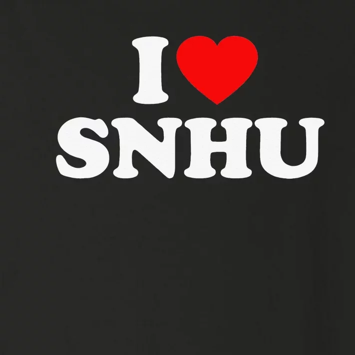 SNHU Love Heart College University Alumni Toddler Long Sleeve Shirt