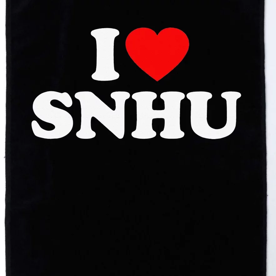 SNHU Love Heart College University Alumni Platinum Collection Golf Towel